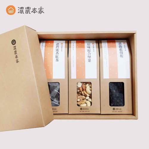 【健康禮盒】無調味堅果、藍莓乾、蜜香紅茶包