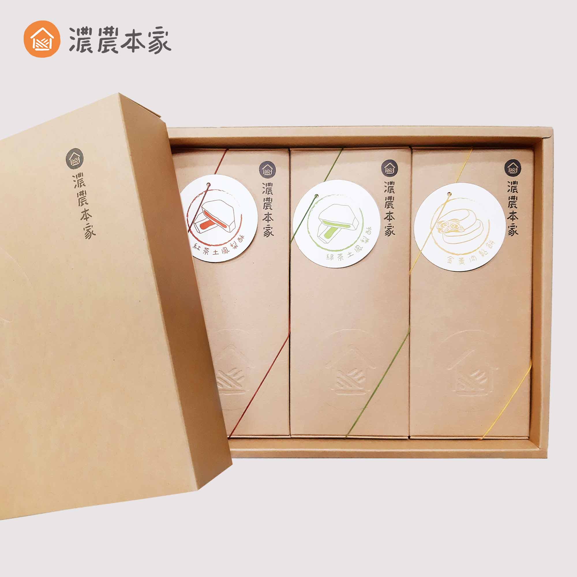 台灣味伴手禮推薦濃農本家台灣茶鳳梨酥伴手禮